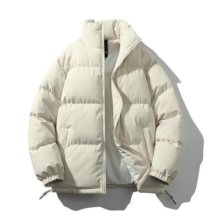 Insulated hooded jacket for men with high collar and stylish cut Lune London