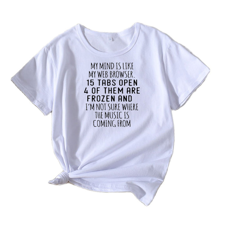 Casual graphic t-shirt for women Lune London