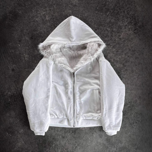 Veste à capuche douce et chaude pour femmes Chic & Stil