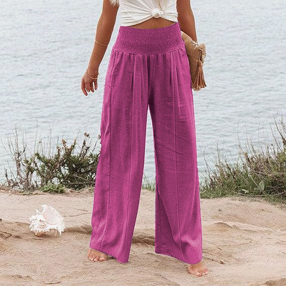 Ladies Elegant and airy palazzo pants Lune London