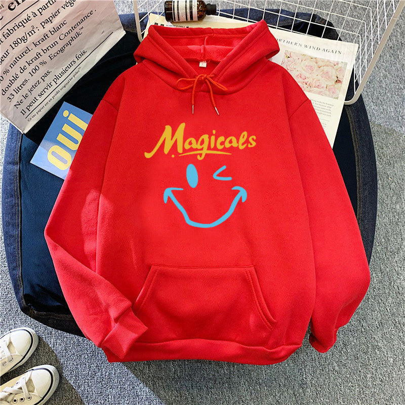 Women's hoodie with casual smiley design Chic & Stil