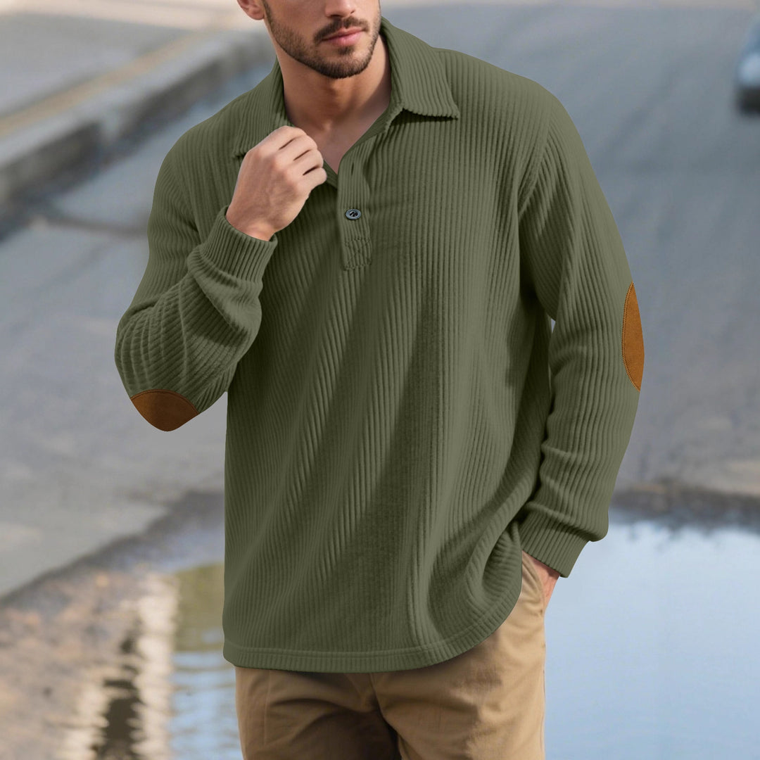 Men's Long Sleeve Polo Lune London