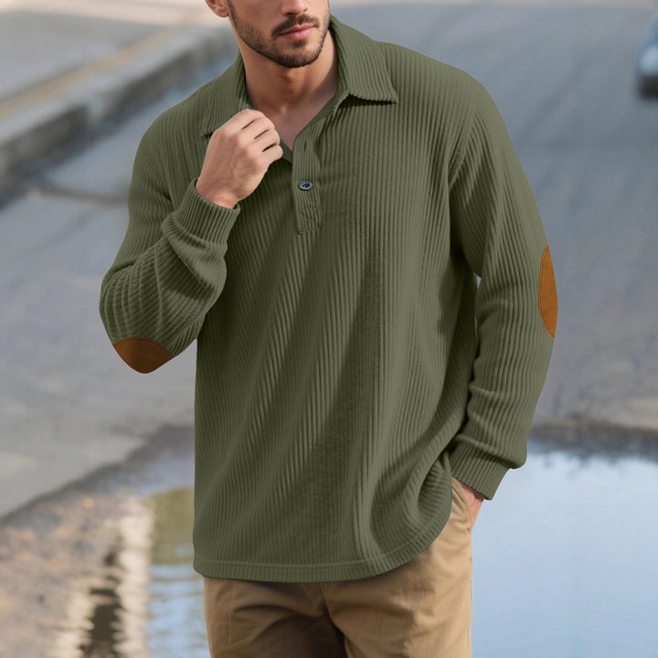 Men's Long Sleeve Polo Lune London