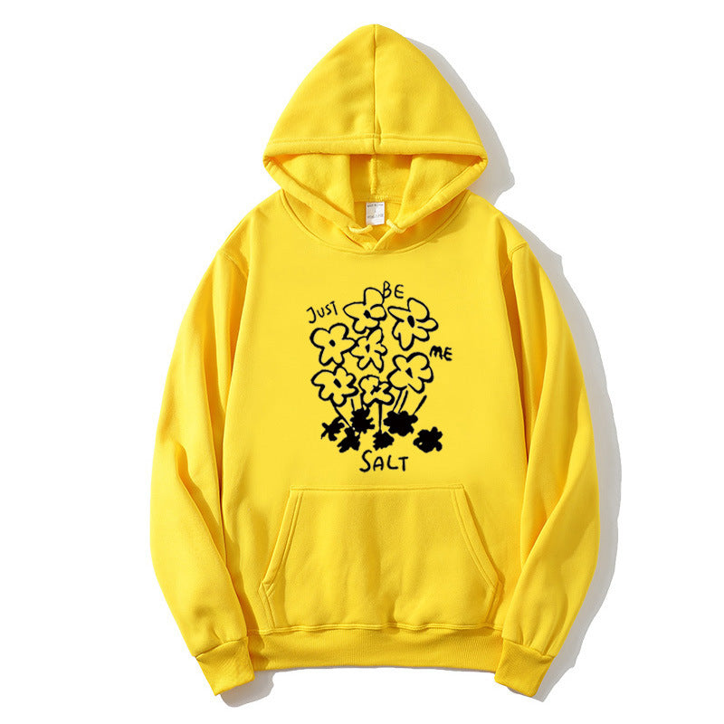 Women's hoodie with artistic floral motif Chic & Stil