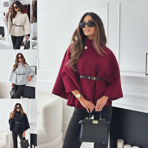 Elegant blouse for women with pleated design and fitted belt Amarae