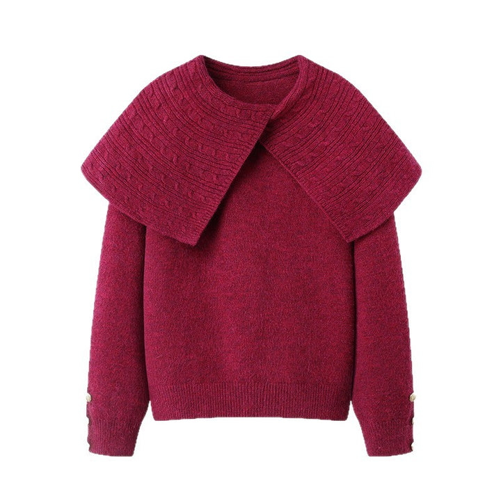Pull pour femmes avec un col unique et un design décontracté Chic & Stil