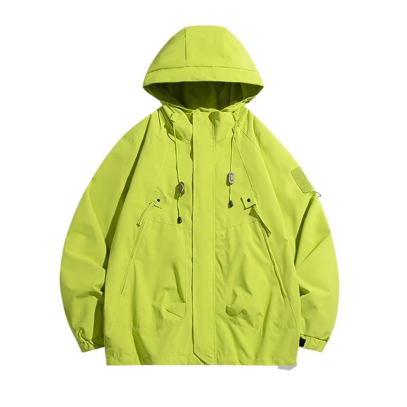 Versatile outdoor jacket for men with adjustable waist and large pockets Lune London