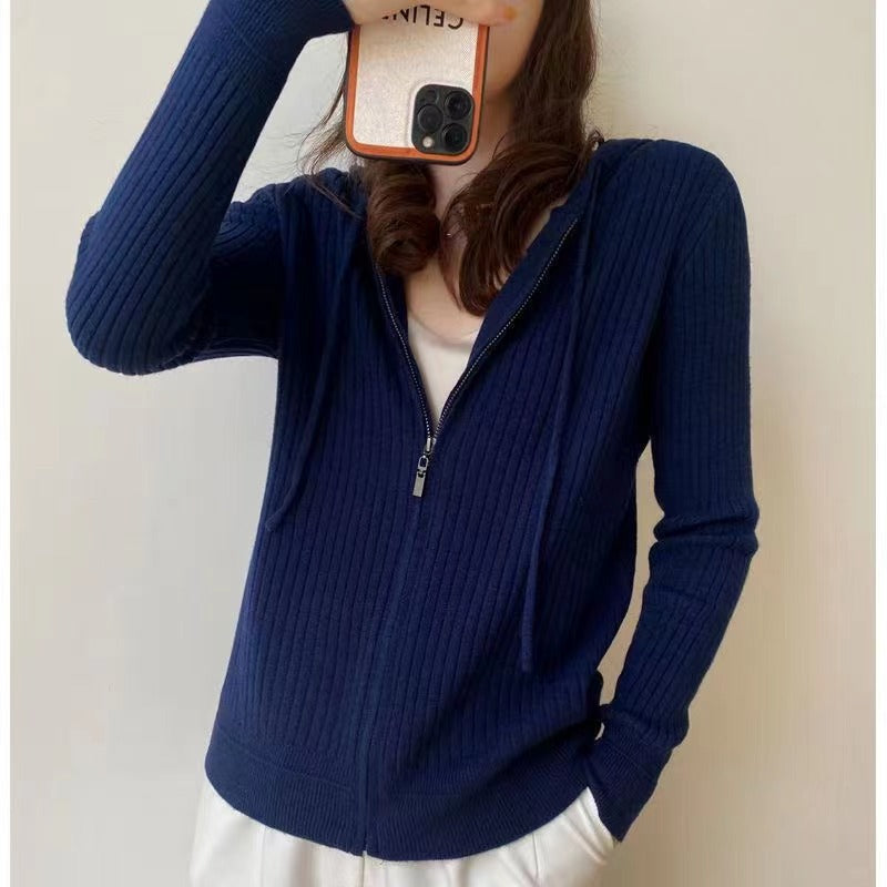 Gilet femme avec capuche et fermeture éclair Chic & Stil
