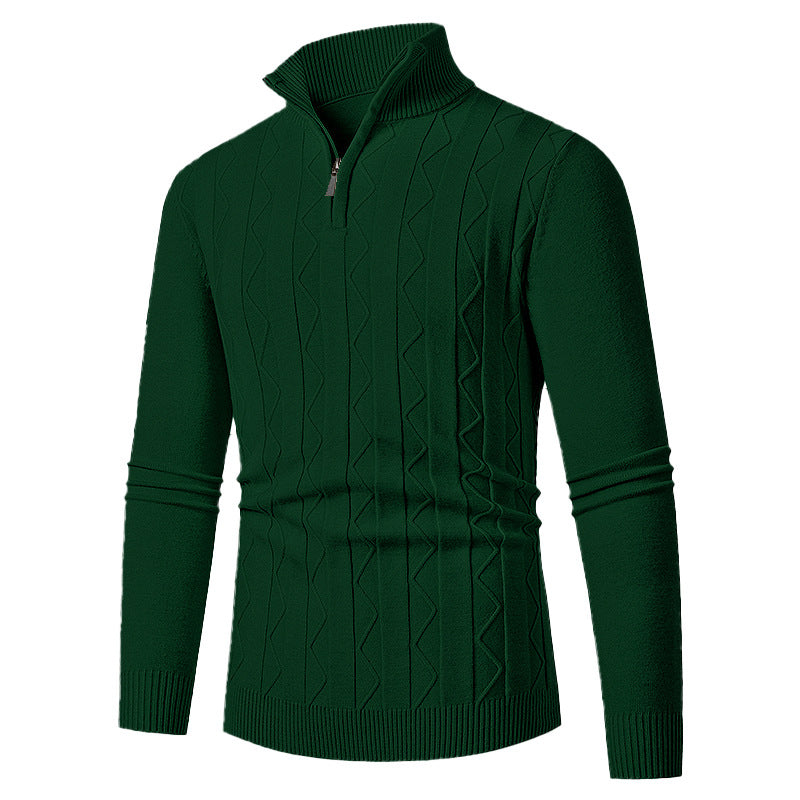 Elegant turtleneck sweater for men with structured design Lune London