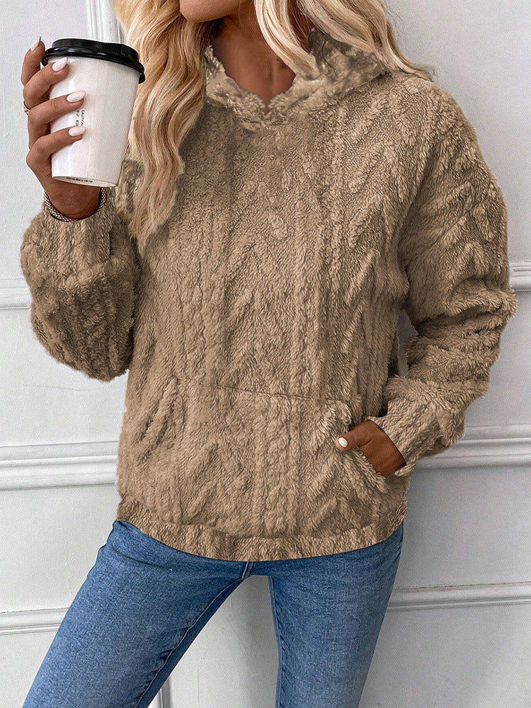 Ladies Soft Hoodie with Kangaroo Pocket Amarae