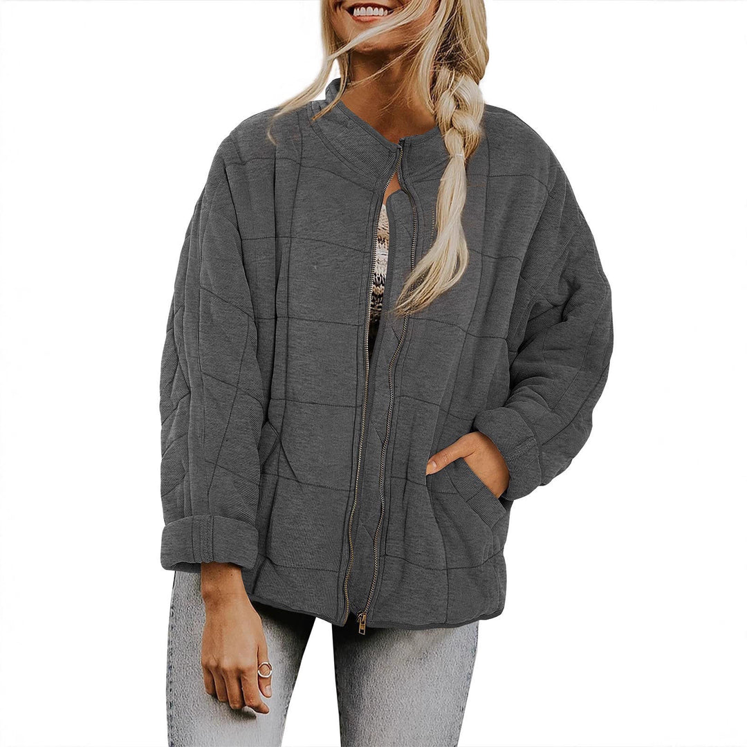 Ladies plus size quilted jacket Lune London
