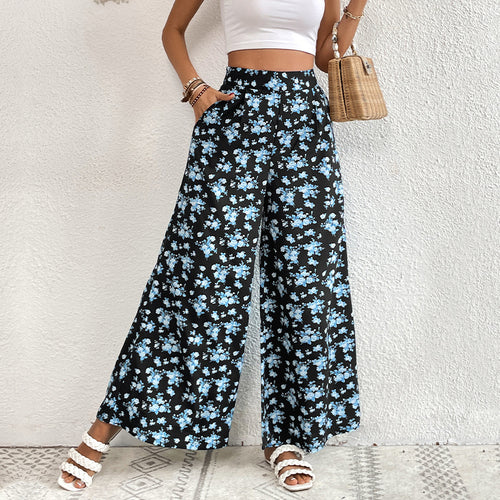 Chic and Stylish Floral Wide Leg Pants for Women