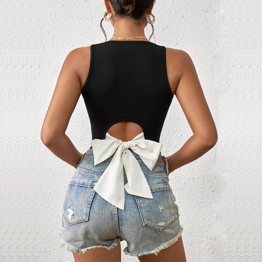 Body for women with cut-out back and playful bow detail Chic & Stil