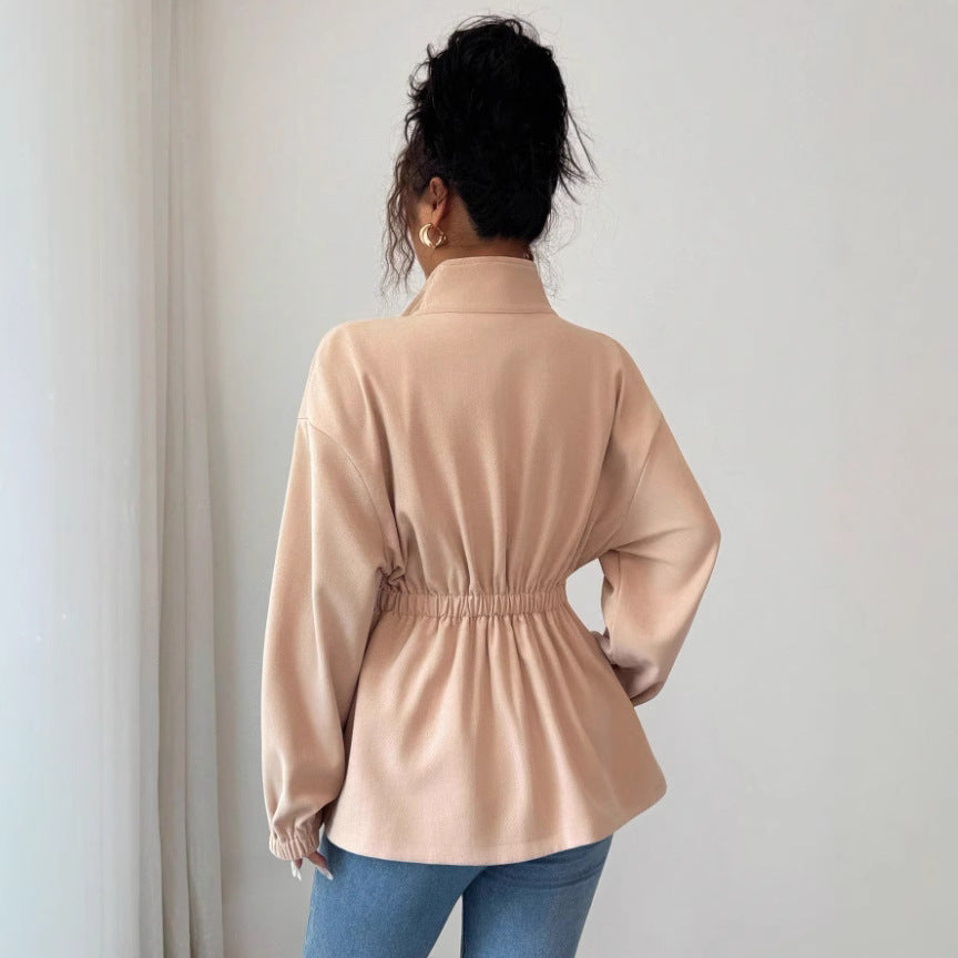 Trendy blouson jacket for women with fitted design Lune London