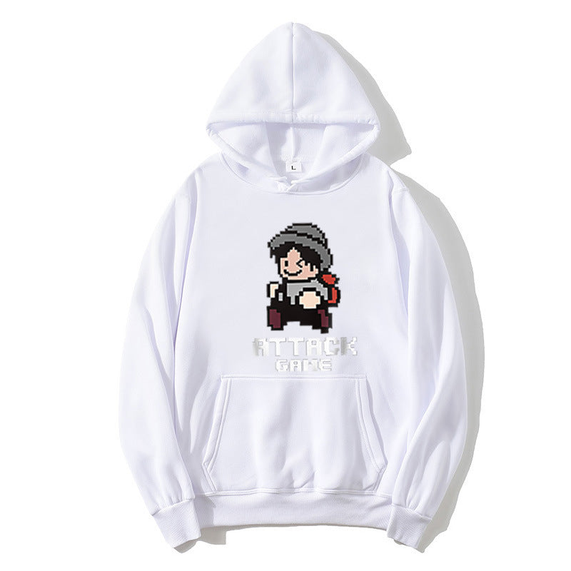 Women's hoodie with playful retro game design Chic & Stil