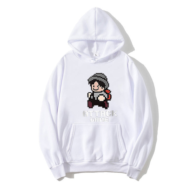 Women's hoodie with playful retro game design Chic & Stil