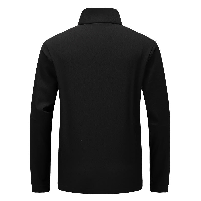 Men's Lightweight Softshell Jacket in Urban Cut with Water-Repellent Surface and Chest Pocket Amarae