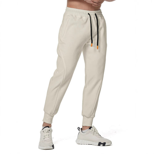 Sporty men's jogger pants with ergonomic cut and chic side inserts