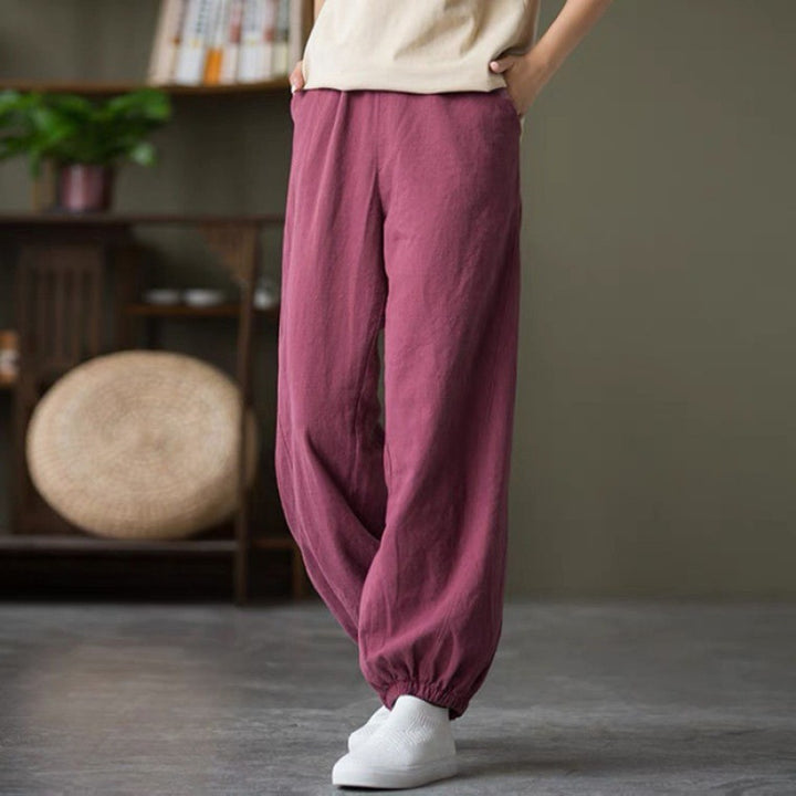 Women Comfortable Air Pants with Elastic Waistband Chic & Stil