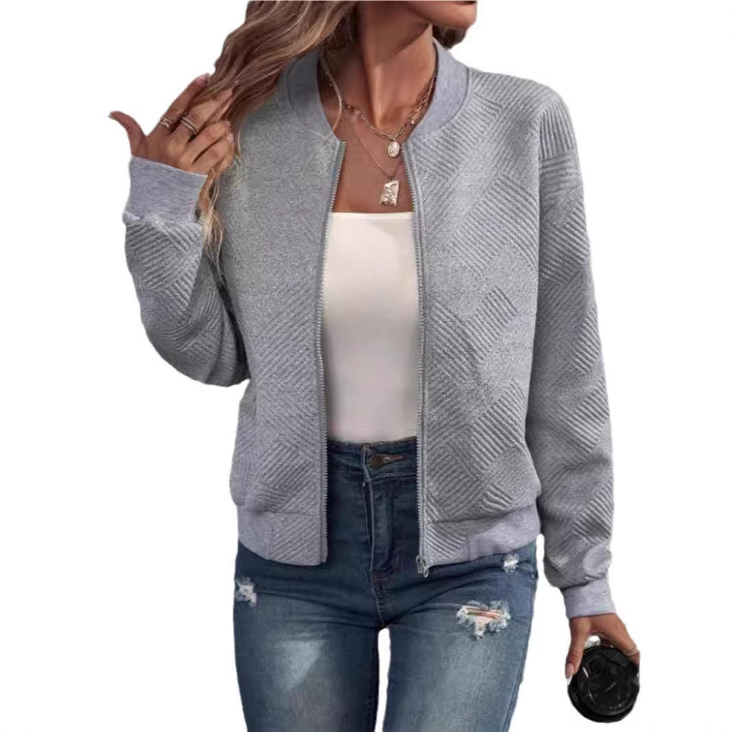 Veste en fleece pour femmes de loisirs avec surface structurée Chic & Stil