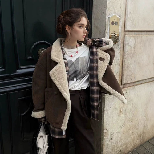 Ladies soft and warm teddy jacket Amarae