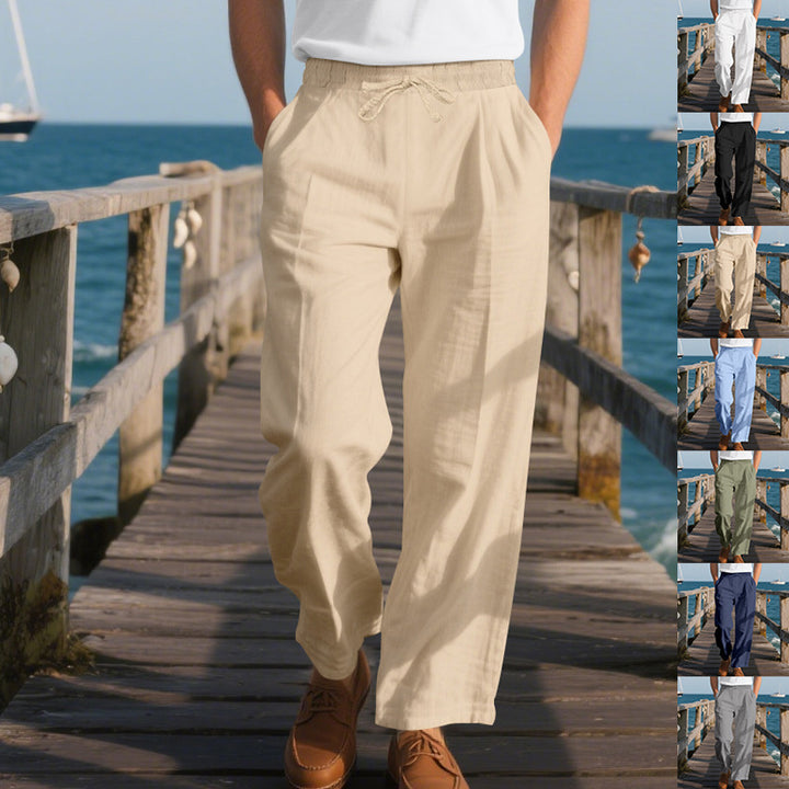 Casual beach pants for men in breathable material Lune London