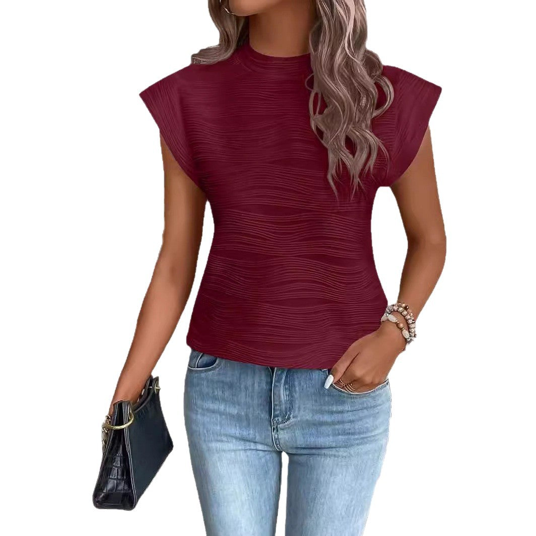 Ladies elegant top with structured design chic and style