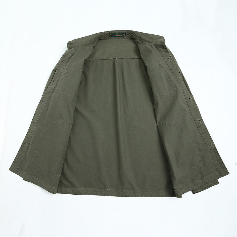 Casual utility jacket for men with practical pockets and elastic cuffs Lune London