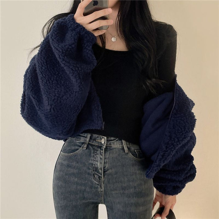 Women Oversized Fleece Jacket Chic & Stil