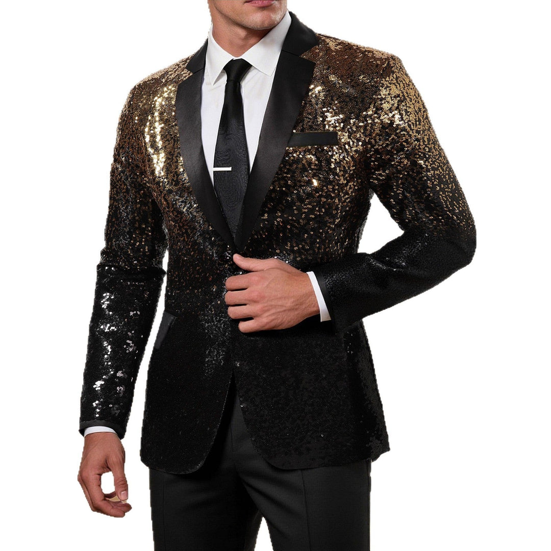 Men's Glamorous Sequin Blazer Lune London