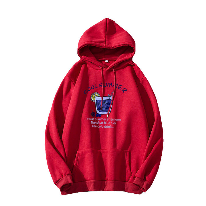 Women's hoodie with cheerful summer motif Chic & Stil