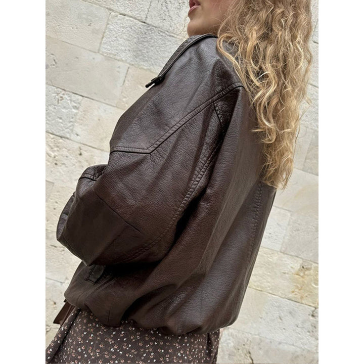 Trendy leather jacket for women with urban style Lune London