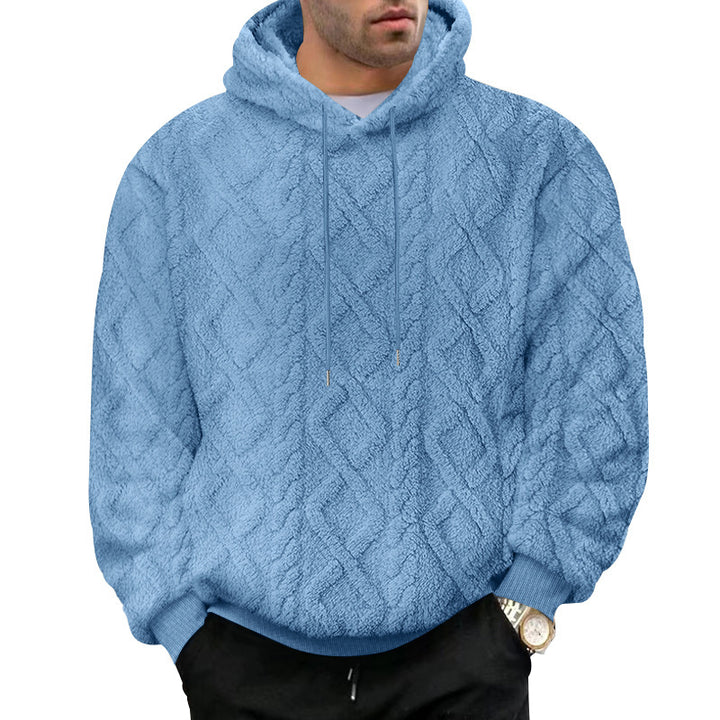 Men's Fleece Hoodie with Structured Design Lune London