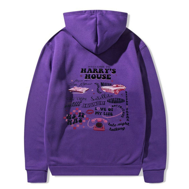 Women's Hooded Sweatshirt with Unique Graphic Design Lune London