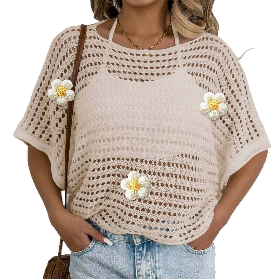 Ladies crochet knit beach shawl Lune London