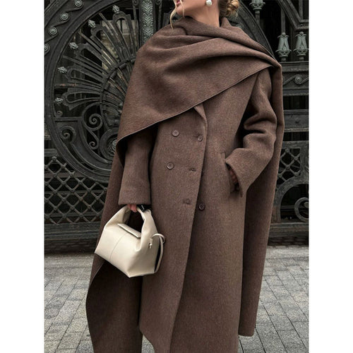 Plus size ladies wrap coat Amarae