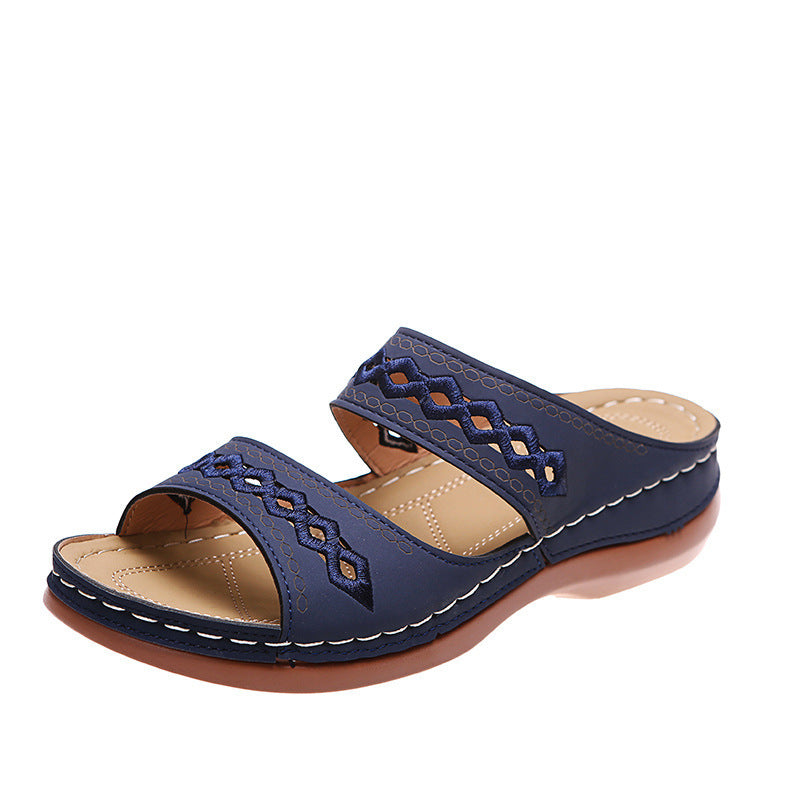 Lune London Decorative Slip-On Sandals for Women