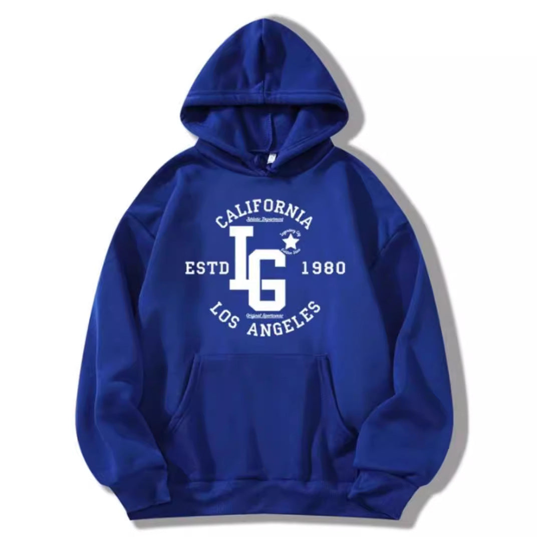 Women's hoodie with sporty California print Chic & Stil
