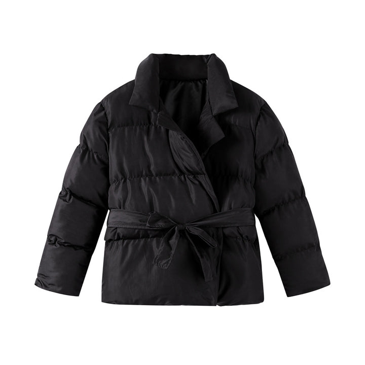 Veste matelassée moderne pour femmes avec ceinture à la taille Chic & Stil