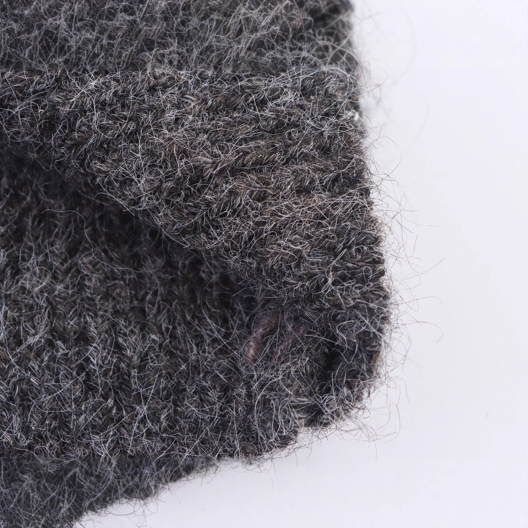 Women's Sleeveless Mohair-Look Knitted Vest with V-Neck and Decorative Sequins Amarae