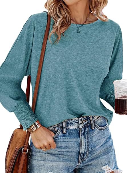 Casual long sleeve t-shirt for ladies with unique sleeve finishes Lune London