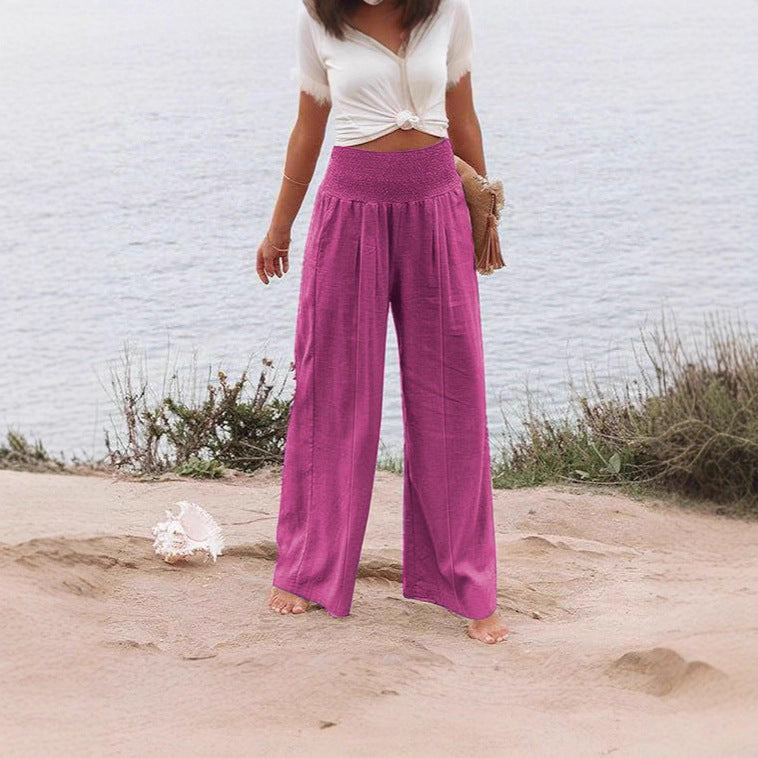 Ladies Elegant and airy palazzo pants Lune London