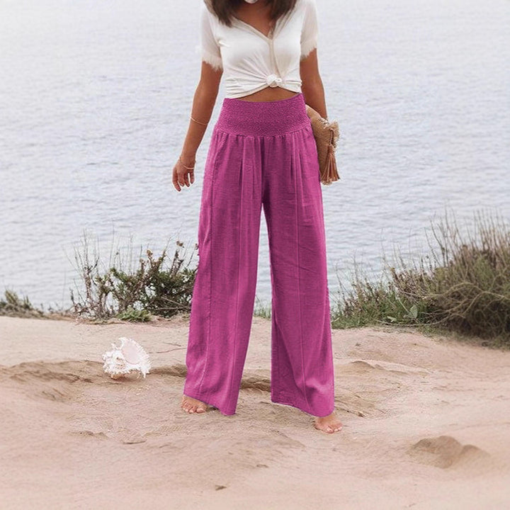 Ladies Elegant and airy palazzo pants Lune London
