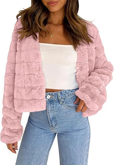 Ladies Short Cozy Jacket with Structured Design and Soft Inner Lining Amarae