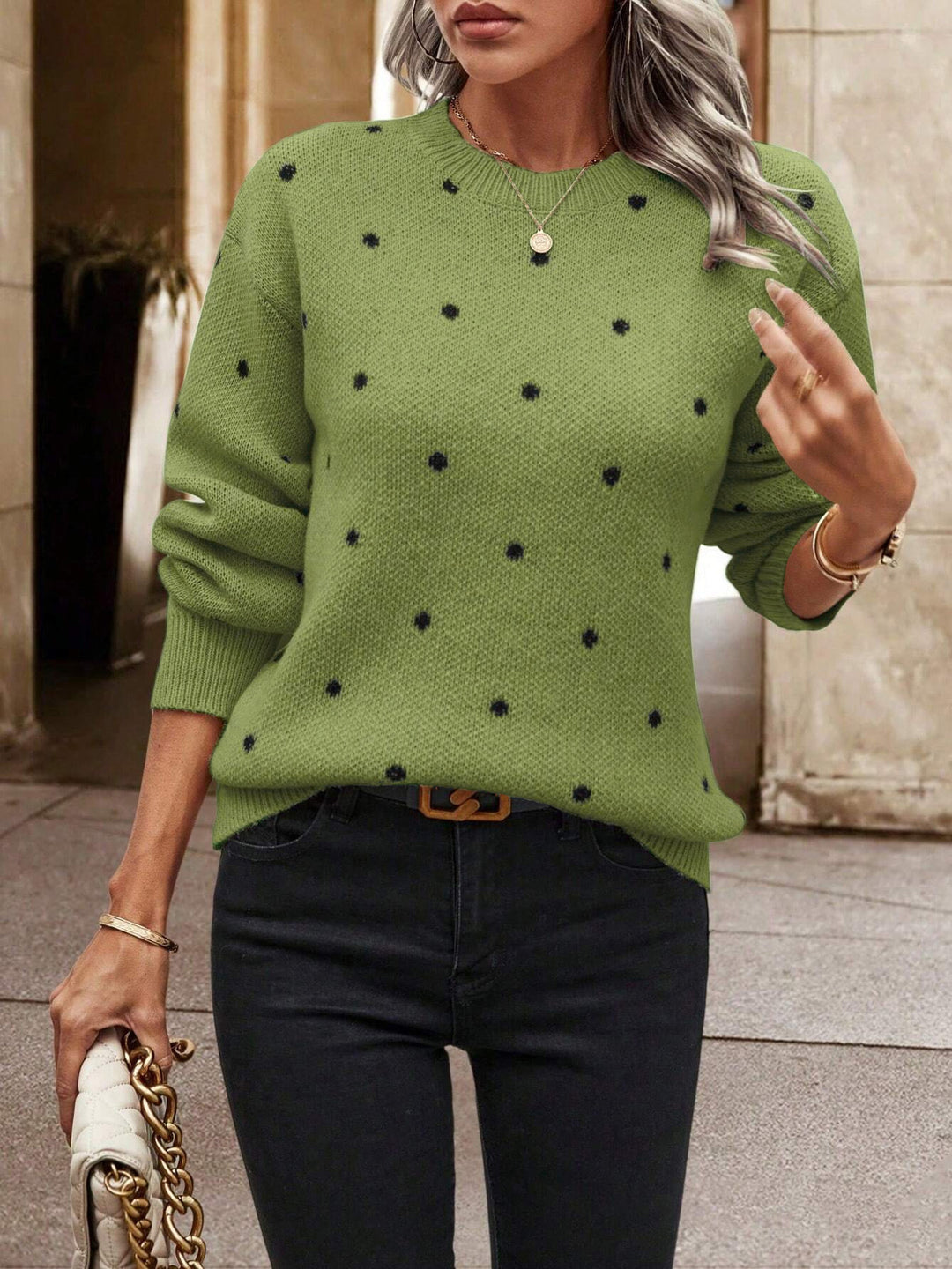 Women knitted sweater Lune London