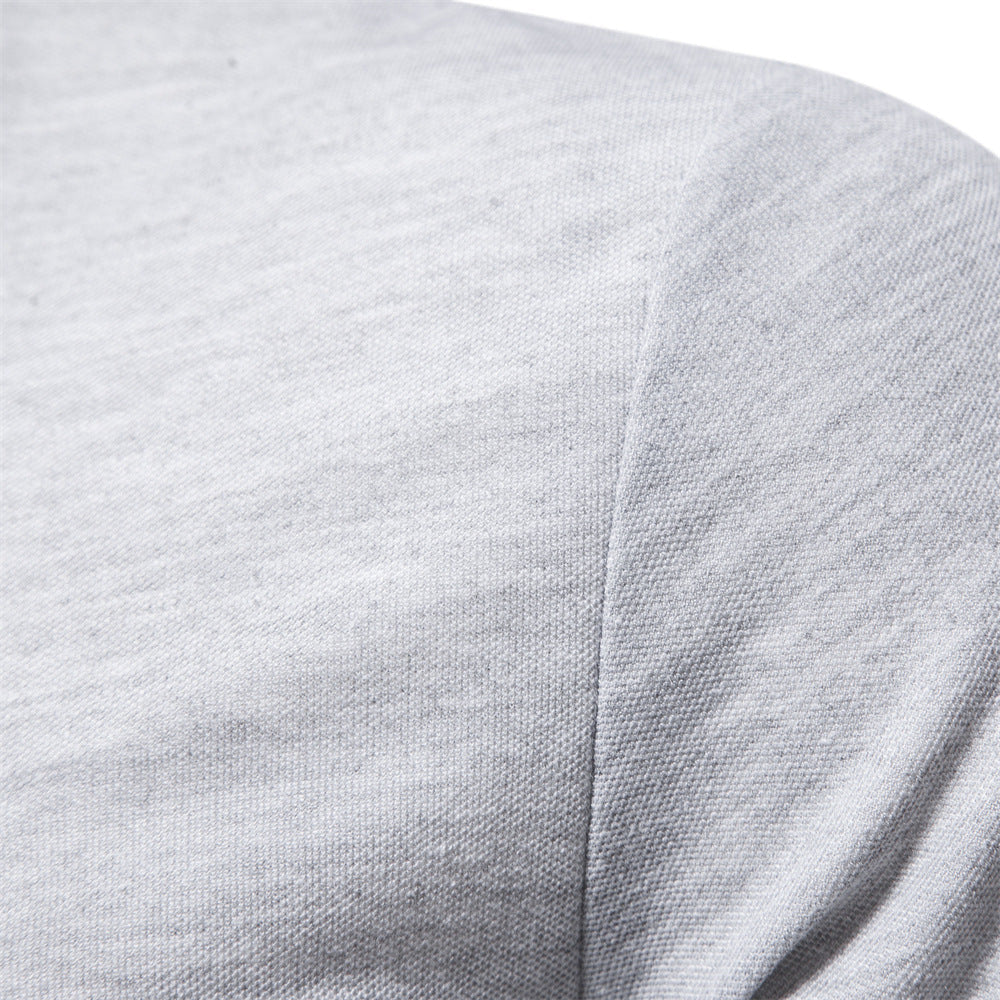Men's Long Sleeve Polo Shirt with Modern Collar and Breathable Cotton Quality Lune London