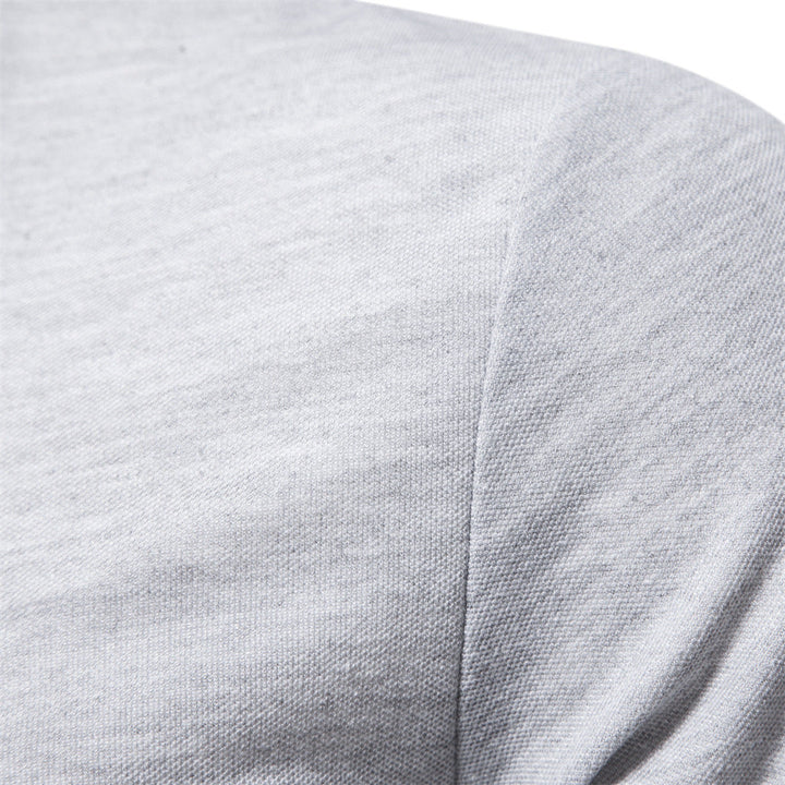 Men's Long Sleeve Polo Shirt with Modern Collar and Breathable Cotton Quality Lune London
