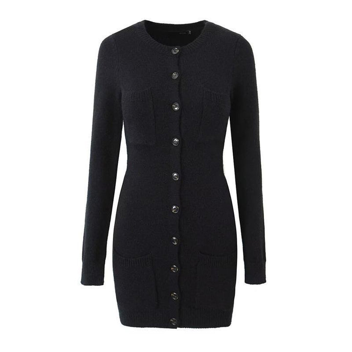 Knit jacket for women with pockets and buttons Lune London