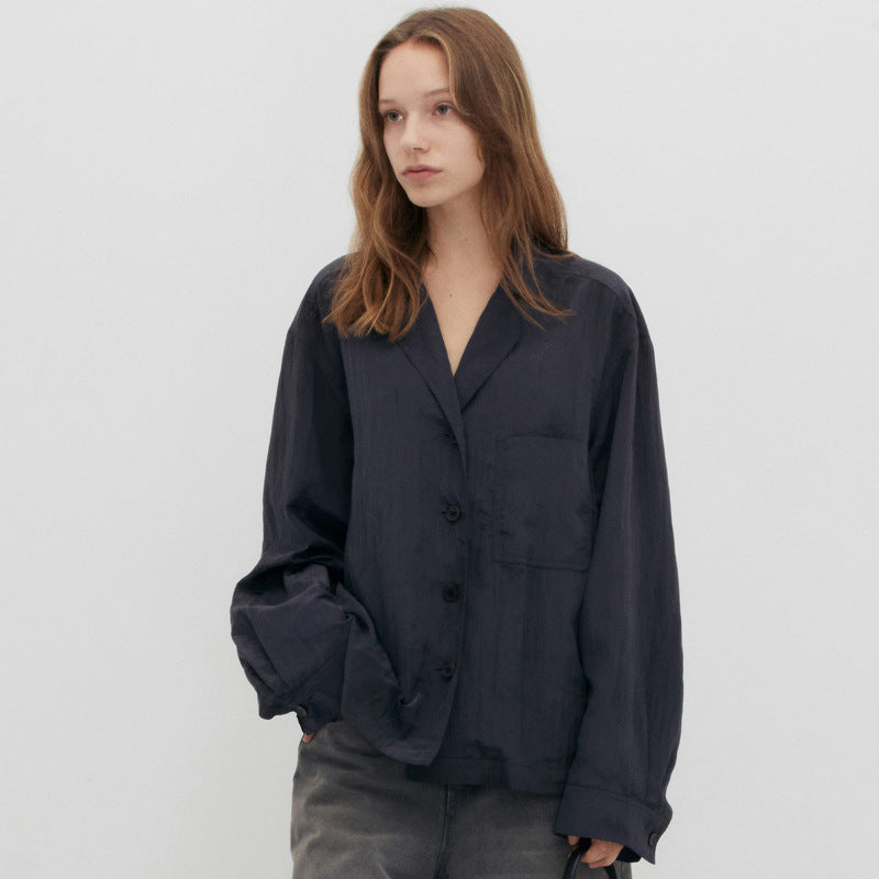 Elegant blouse for women with an innovative wrap design and off-the-shoulder Lune London