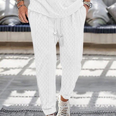 Casual sports pants for men with elastic waist and side pockets Amarae